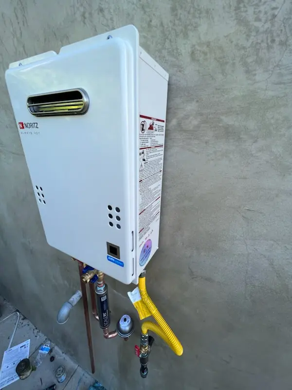 Tankless water heater installation for Rincon Valley homes
